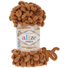 Пряжа Alize Puffy терракот (179), 100%микрополиэстер, 9м, 100г, 3шт