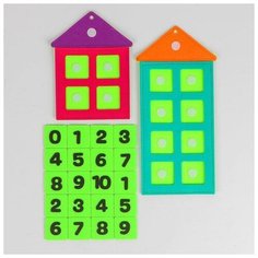 Дидактический коврик "Числовые домики" Нет бренда