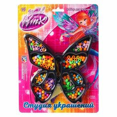 Набор для творчества "Студия украшений WINX" на блистере, феи Винкс, 10 видов бусин 7450122