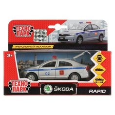 Модель SB-18-22-SR-P-WB SKODA Rapid полиция Технопарк в коробке