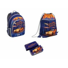 Школьный рюкзак с грудной перемычкой ErichKrause ErgoLine 15L Sport Car 60101/1