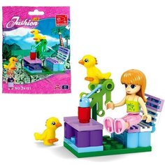 Конструктор Девчонки Отдых на природе, 36 деталей Китай