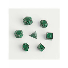 Набор металл кубиков для DnD, Владыка леса, 7 шт с мешочком Marhas