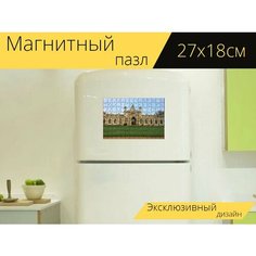 Магнитный пазл "Университет, кембридж, кампус" на холодильник 27 x 18 см. Lots Prints