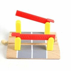 Деревянная железная дорога, Шлагбаум для дороги IKEA, BRIO. Iekool