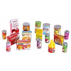 Игровой Набор продуктов (17 предметов, пластик, картон, в пакете, от 3 лет) 4382987, (Sima-land) Сима ленд