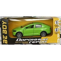 Машинка инерционная (металл.) "BeBoy", двери открываются, цвет зеленый, в к 16x6x7 см