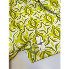 Ткань Плательно-блузочный принтованный поплин, 1 м. Noname