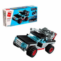 Конструктор Военная зона "Боевой транспорт. Джип", 74 детали Qman