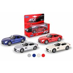 Машинка MERCEDES-BENZ AMG GT / модель машины 1:38 с пружинным механизмом / цвет в ассортименте Welly