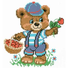 Набор для вышивания крестом Искусница Сладкоежка Бадди, 15*16см