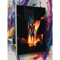 Картина по номерам человек-паук Круто красим