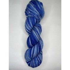 Пряжа для вязание шерсть 8/1 Blue-White 130-136г. Нет бренда