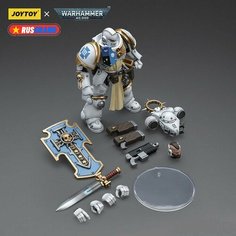 Подвижная фигурка JOYTOY Warhammer 40000 White Consuls Bladeguard Veteran