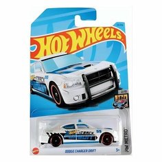 HKJ69 Машинка игрушка Hot Wheels металлическая коллекционная Dodge Charger Drift белый