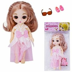 Кукла малышка YL804-6A Модница в пак. Нет бренда