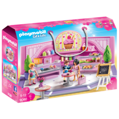 Набор с элементами конструктора Playmobil City Life 9080 Кондитерский магазин