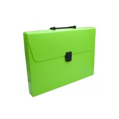 Silwerhof Папка-портфель А4, 1 отделение, пластик, зеленый неон 