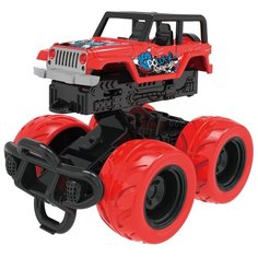 Машинка с краш-эффектом, Funky Toys, пул-бэк красная