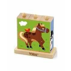 Пирамидки-кубики "Ферма" Viga