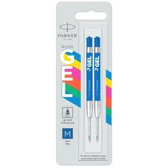 Стержень для гелевой ручки PARKER Gel Ball Point Z10 М, 0.7 мм, 98 мм (2 шт.) синий