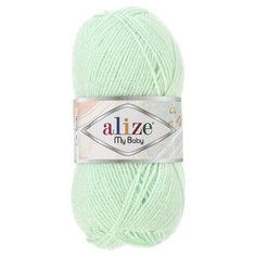 Пряжа "My baby" 100% акрил 150м/50гр (188 св. зеленый) Alize