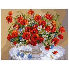Картина по номерам 40 × 50 см «Дандорф О. Маки» 25 цветов Molly