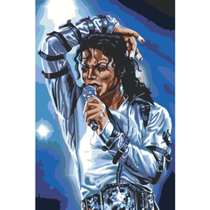 Картина по номерам Майкл Джексон на стену