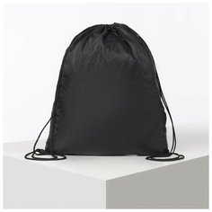 Зфтс Мешок для обуви, отдел на шнурке, цвет чёрный