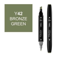 Художественный маркер TOUCH Маркер спиртовой двухсторонний TOUCH ShinHan Art, зеленая бронза