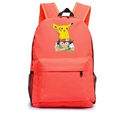 Рюкзак Эш и Пикачу (Pokemon) оранжевый №8 Noname