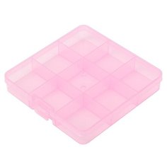 Коробка пластик для шв. принадл. пластик OM-086 цв. розовый\прозрачный Gamma