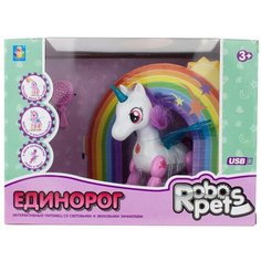 Игрушка Робо-Единорог бело-розовый 1 Toy