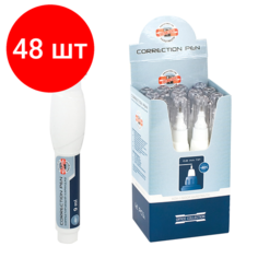Комплект 48 шт, Ручка-корректор KOH-I-NOOR, 9 мл, металлический наконечник, 737294K