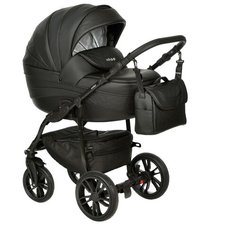 Коляска индиго спешиал ( Indigo Special 2в1) 03 черная кожа