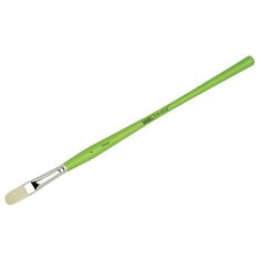 Кисть Liquitex Free Style синтетика, №8, овальная, длинная ручка №8, 1 шт., зеленый