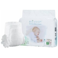 MKEB20015-L Подгузники бамбуковые детские ECO BOOM. размер L 9-14 кг. 30 штук в упаковке Ecoboom