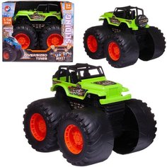 Машинка Джип-внедорожник 4х4 Турбо зверь, 1:14, зеленая - Junfa Toys [WE-11901]