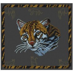Набор для вышивания PANNA "Panna Ж-0105 "Тигр" Ж-0105, размер 25.5х23.5 см
