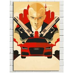 Картина по номерам игра Hitman (Агент 47) - 8619 В 60x40