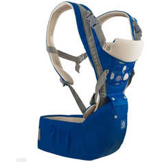Эргорюкзак Хипсит, удобный рюкзак-переноска, слинг-кенгуру, трансформер, синий Aiebao