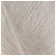 Пряжа "Ангара" 35% мохер 15% шерсть, 50% акрил 250м/100гр (205 белый)/в упаковке: 1 Камтекс