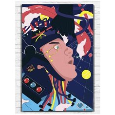 Картина по номерам на холсте Фильм Заводной апельсин (Стэнли Кубрик, Clockwork Orange) - 9347 В 60x40