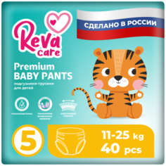 Reva Care Подгузники-трусики Premium XL,11-25 кг, 40 шт., 40 шт., белый