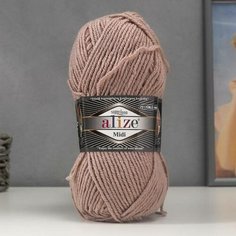 Пряжа "Superlana midi" 25% шерсть, 75% акрил 170м/100гр (541 норка) Alize