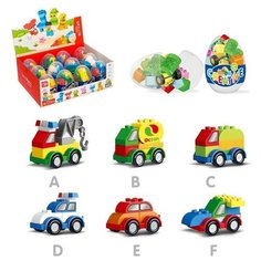 Конструктор в яйце «Городской транспорт», 6 видов микс Kids Home Toys