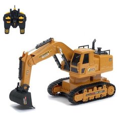 Экскаватор радиоуправляемый «Стройка», подвижный ковш, работает от аккумулятора Автоград