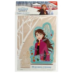 Набор для творчества. Роспись по дереву. Игрушка-сувенир Disney Холодное сердце-2 "Анна" Lori