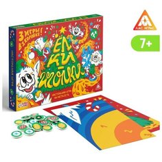 Настольная игра на меткость, ЛАС ИГРАС, "Ёлки-иголки", 3 в 1, 7+