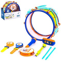 Набор музыкальных инструментов "Зверята", 9 предметов Xinya Toys